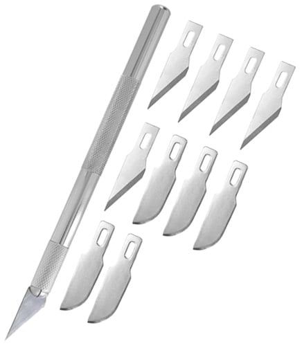 Hobbies Classic Craft Knife and 10 Additional Blades