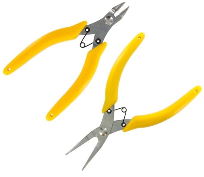 Hobbies Side Cutter and Half Round Pliers Set