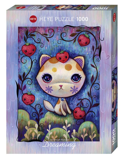 Heye Puzzles Strawberry Kitty 1000 Piece Jigsaw