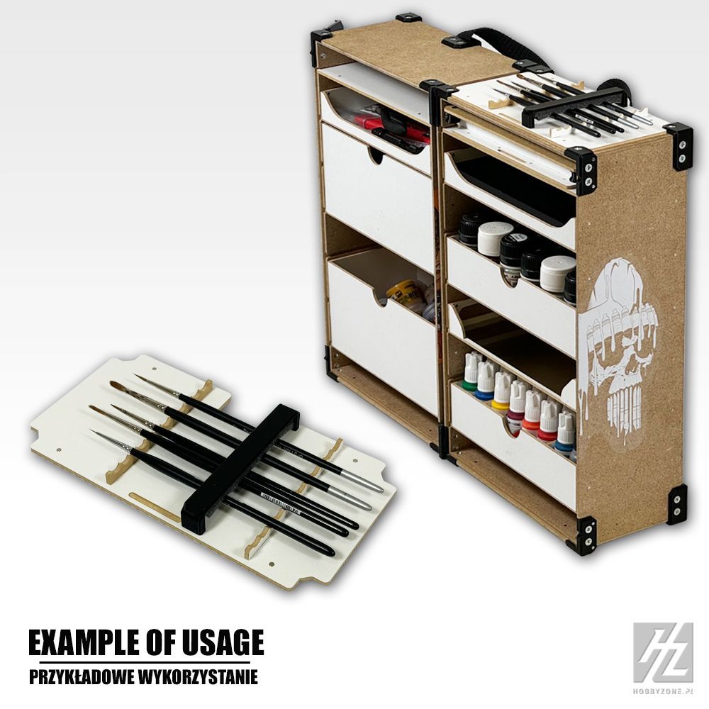 Hobbyzone Storage Hobbyzone Brushes and Tools Insert Portable Hobby Station | Hobbies