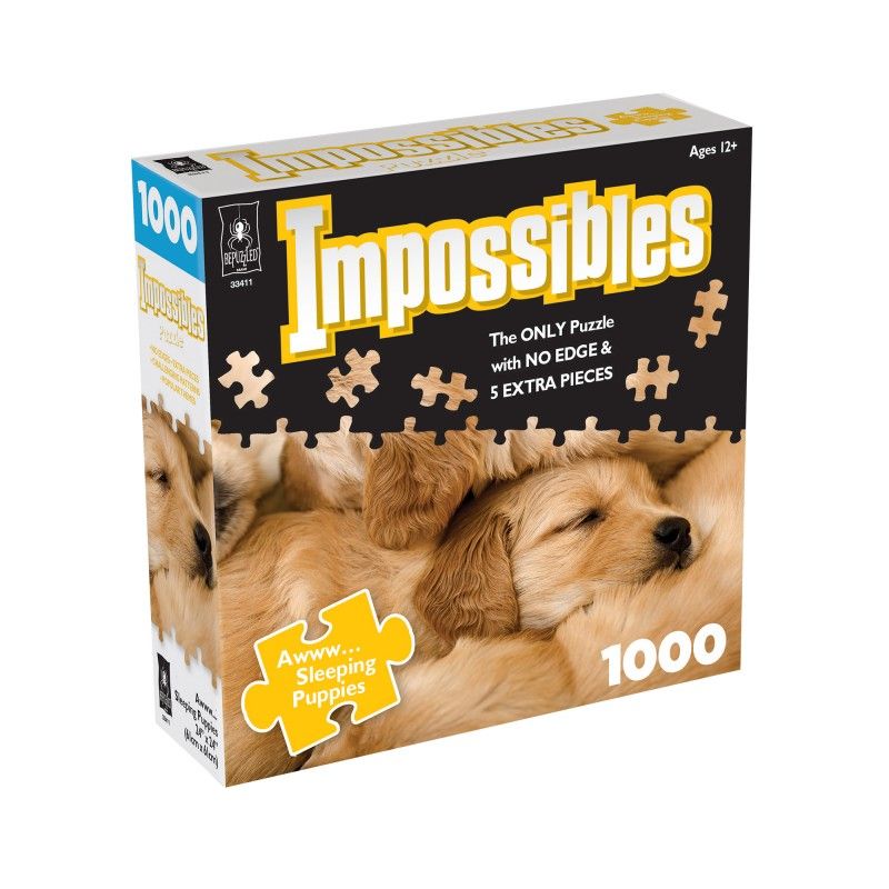 Impossibles Puzzle - Sleeping Puppies 1000 Pieces