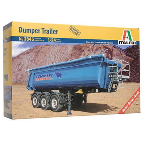 Italeri 1/24 Scale Dumper Trailer Model Kit