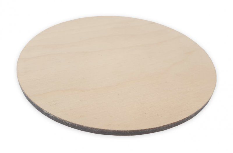 20cm Round Poplar Ply Wood Blank