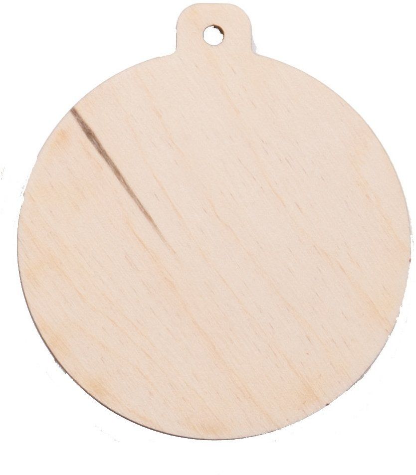 Christmas Bauble Poplar Ply Wood Blank