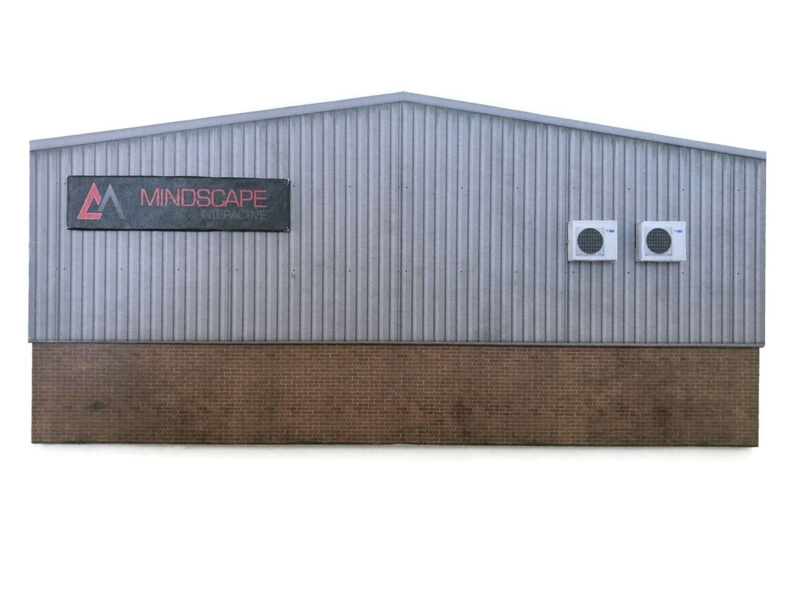 Scale Model Scenery Low Relief Modern Industrial Unit Rear Wall OO Gauge