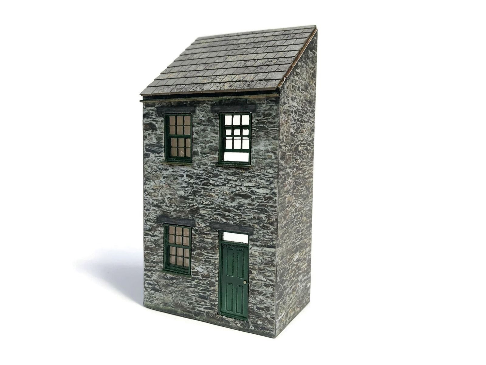 Scale Model Scenery Low Relief Terraced House / Cottage OO Gauge