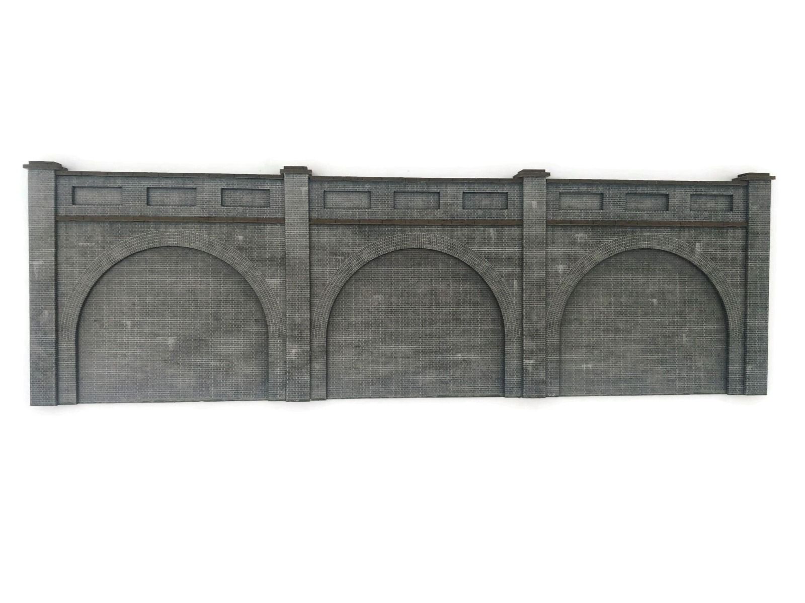 Scale Model Scenery Low Relief Blue Brick Railway Arches OO Gauge