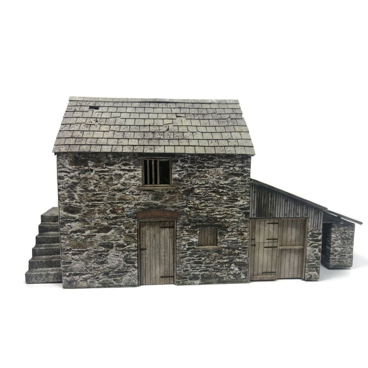 Scale Model Scenery "Polsue" Barn/Stores & Workshop OO Gauge