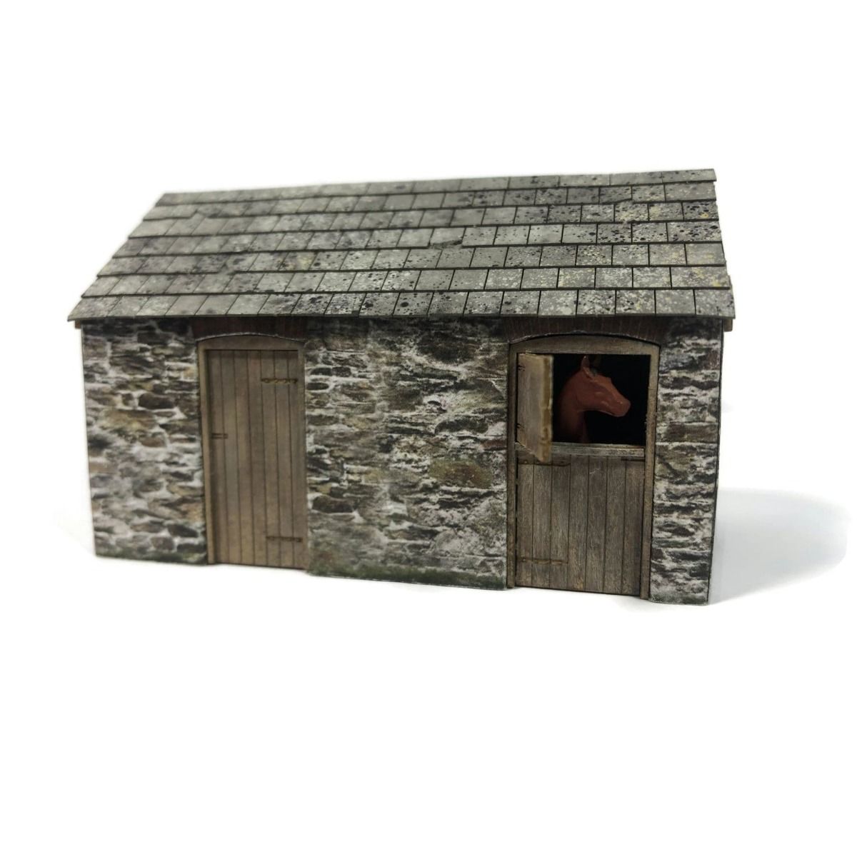 Scale Model Scenery "Polsue" Stables/Stores OO Gauge