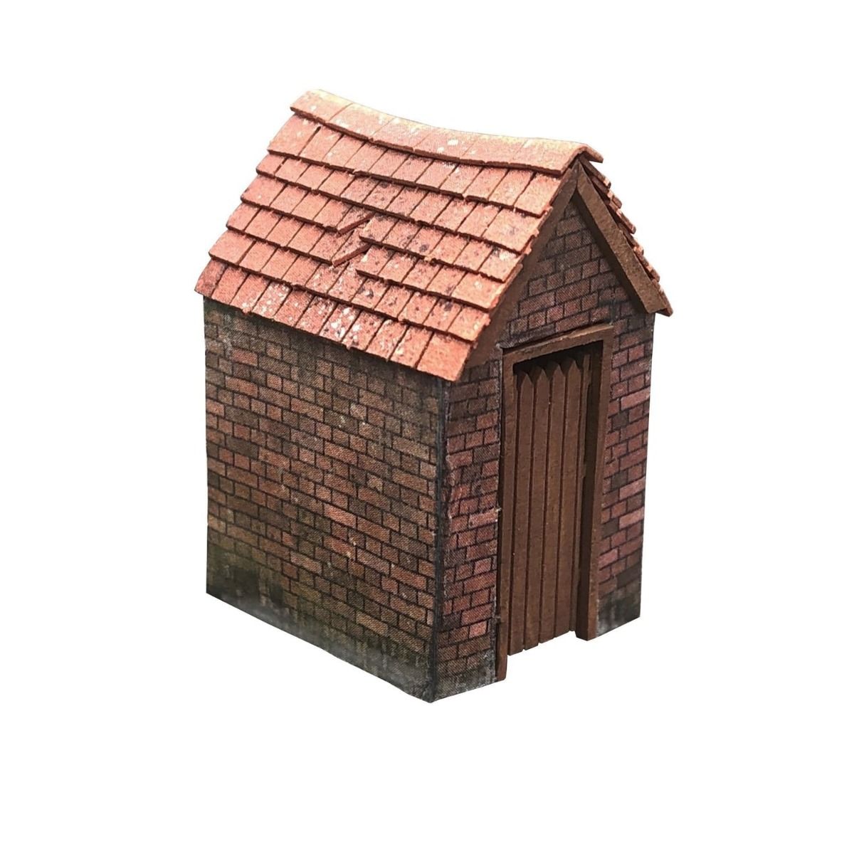 Scale Model Scenery Privy/Outhouse (Pack of 2) OO Gauge