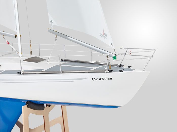 model sailing yacht fittings