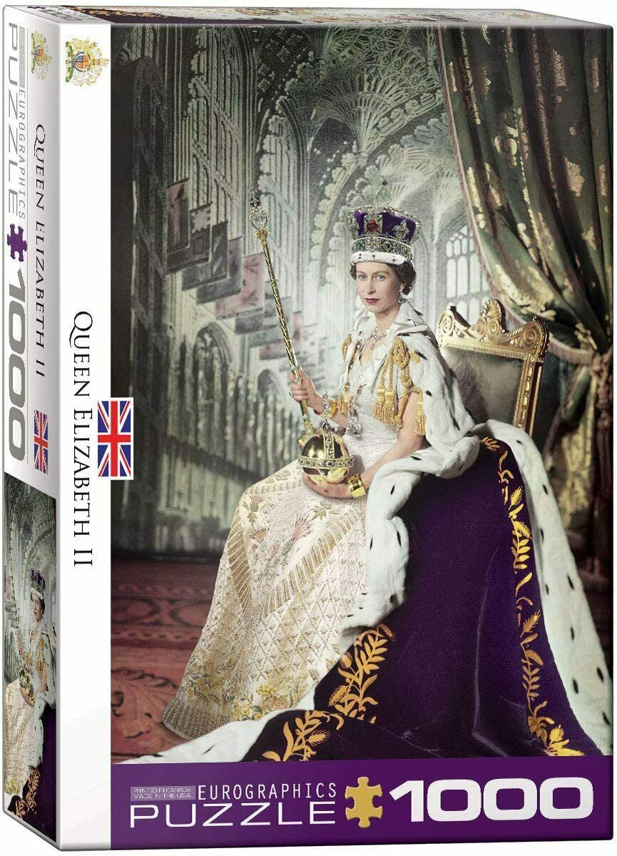 Eurographics Queen Elizabeth II 1000 Piece Jigsaw