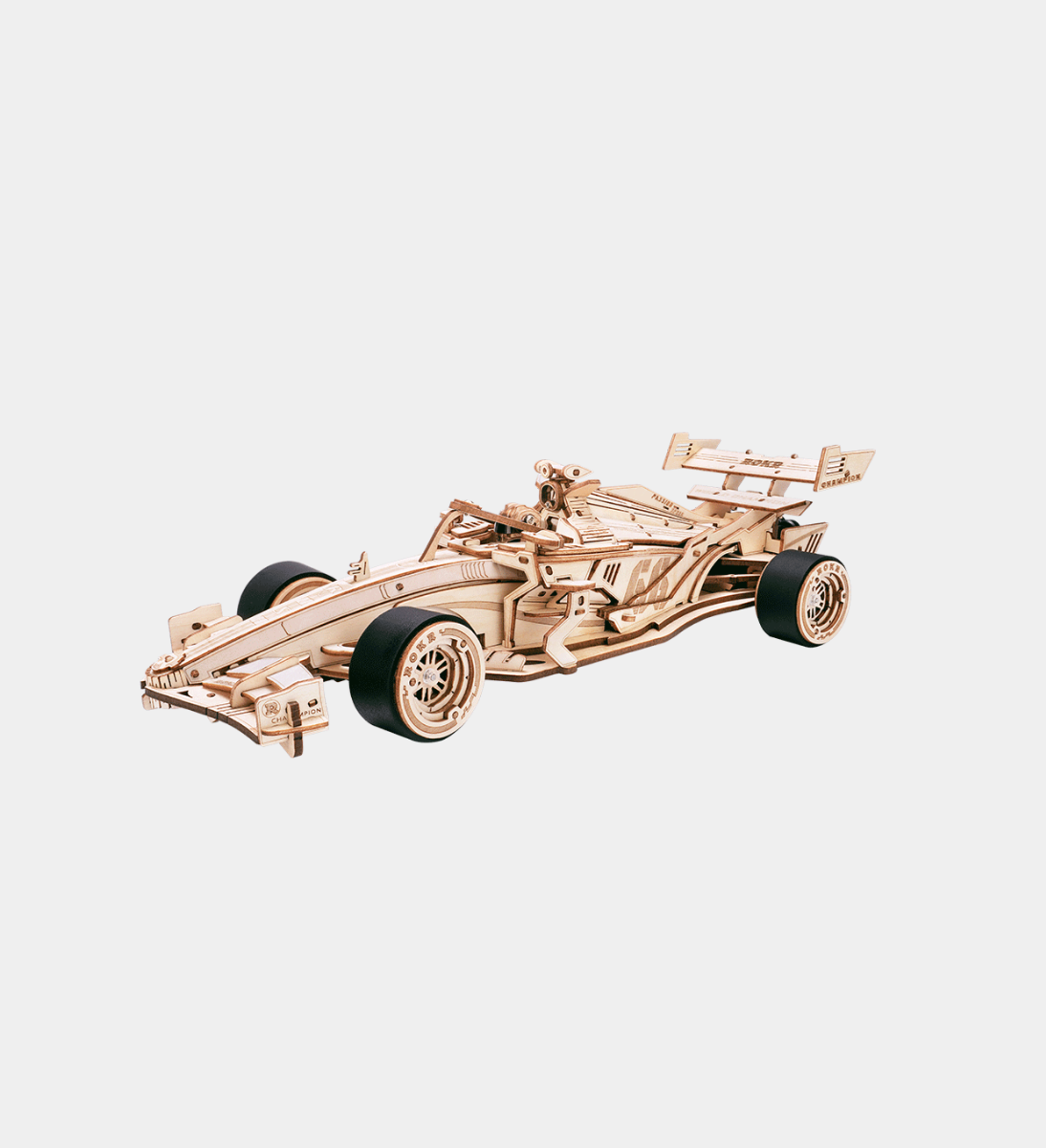 ROKR F1 Racing Car Wooden Model Kit