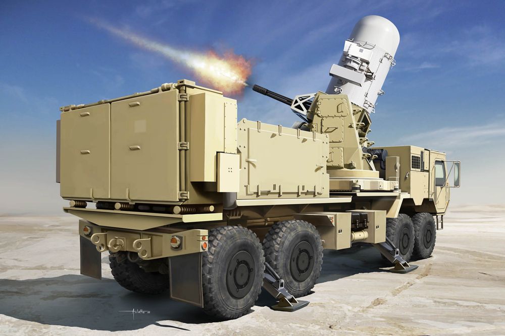 I Love Kit 1/35 Scale US C-RAM with HEMTT A3 Model Kit