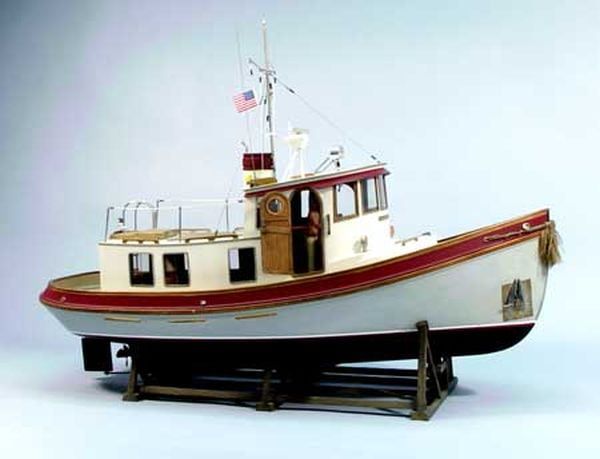 Dumas Lord Nelson Victory Tug 1:16 Scale Wooden Model Boat Kit