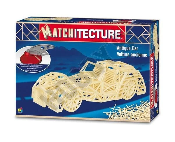 Matchitecture Matchstick Antique Car