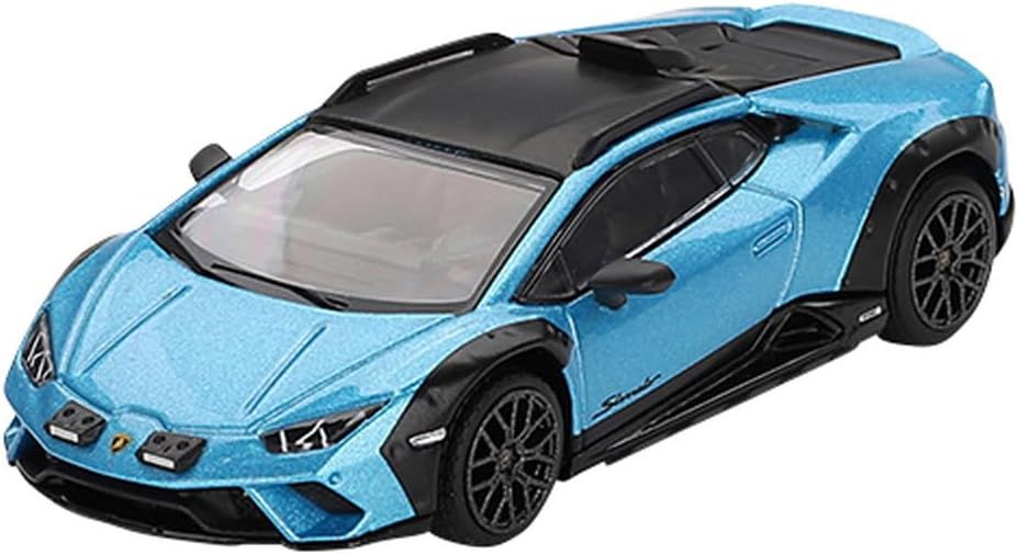 Mini GT 1/64 Scale Lamborghini Huracán Sterrato Blu Aegir (RHD) Die Cast Model
