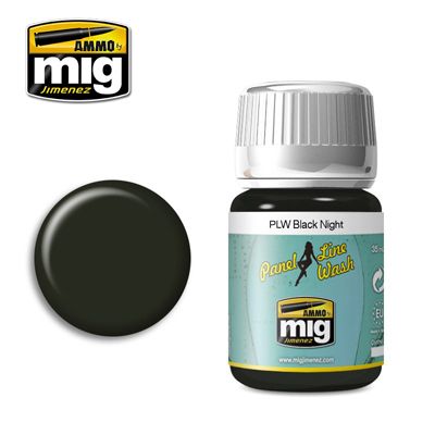 Mig Ammo Black Night Panel Line Wash