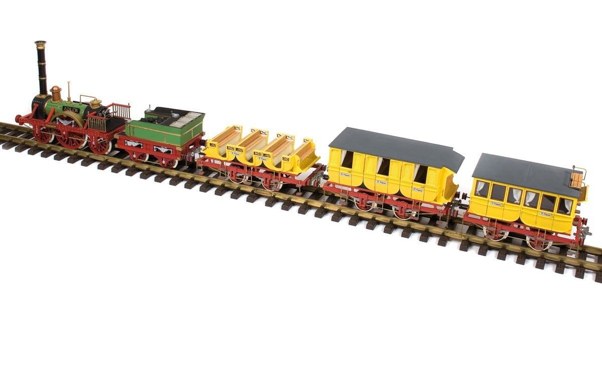 Kit Maquette OcCre 56001 Adler Waggons (3 Modèles) - Modélisme Ferroviaire Échelle 1/24