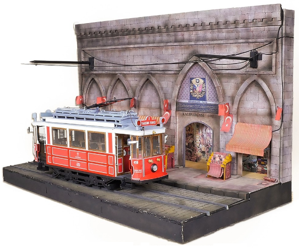 Occre Istanbul Tram Diorama Kit
