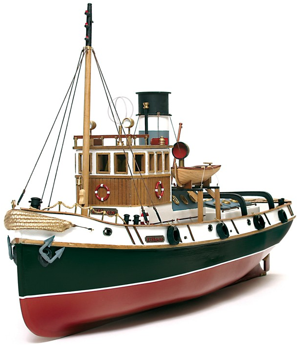 Occre Ulises Tug 1:30 Scale Model RC Wood and Metal Boat Kit
