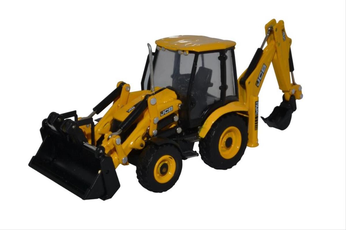 Oxford Diecast 1/76 Scale JCB Eco Backhoe Loader Die Cast Model 