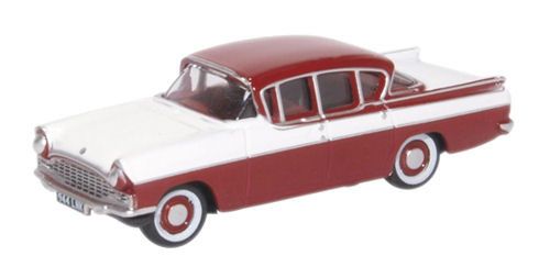Oxford Diecast 1/76 Scale Vauxhall Cresta Venetian Red Polar White Die Cast Model 