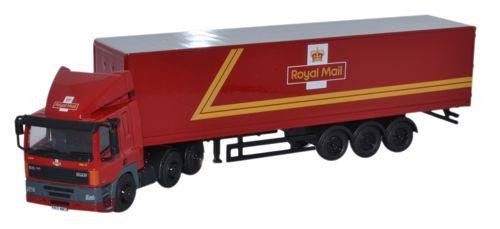Oxford Diecast 1/76 Scale DAF 85 40ft Box Trailer Royal Mail Die Cast Model 