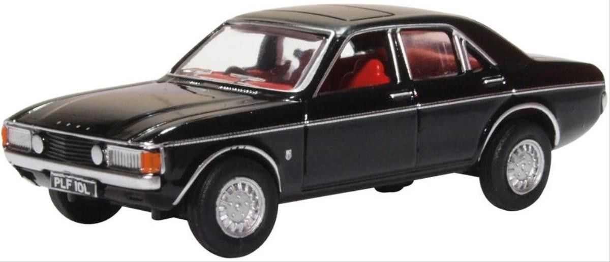 Oxford Diecast 1/76 Scale Ford Consul Granada Black Die Cast Model 