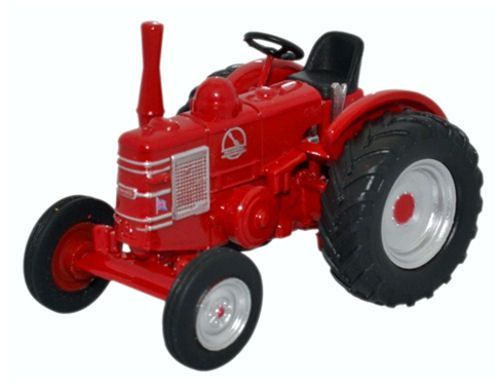 Oxford Diecast 1/76 Scale Field Marshall Tractor Red Die Cast Model