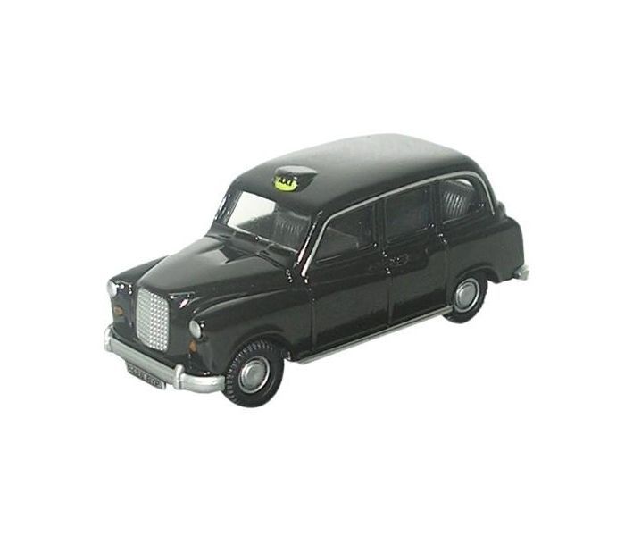 Oxford Diecast 1/76 Scale FX4 Taxi Black Die Cast Model