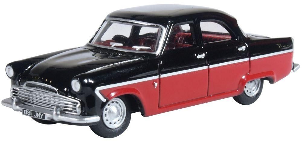 Oxford Diecast 1/76 Scale Ford Zodiac MkII Black Die Cast Model