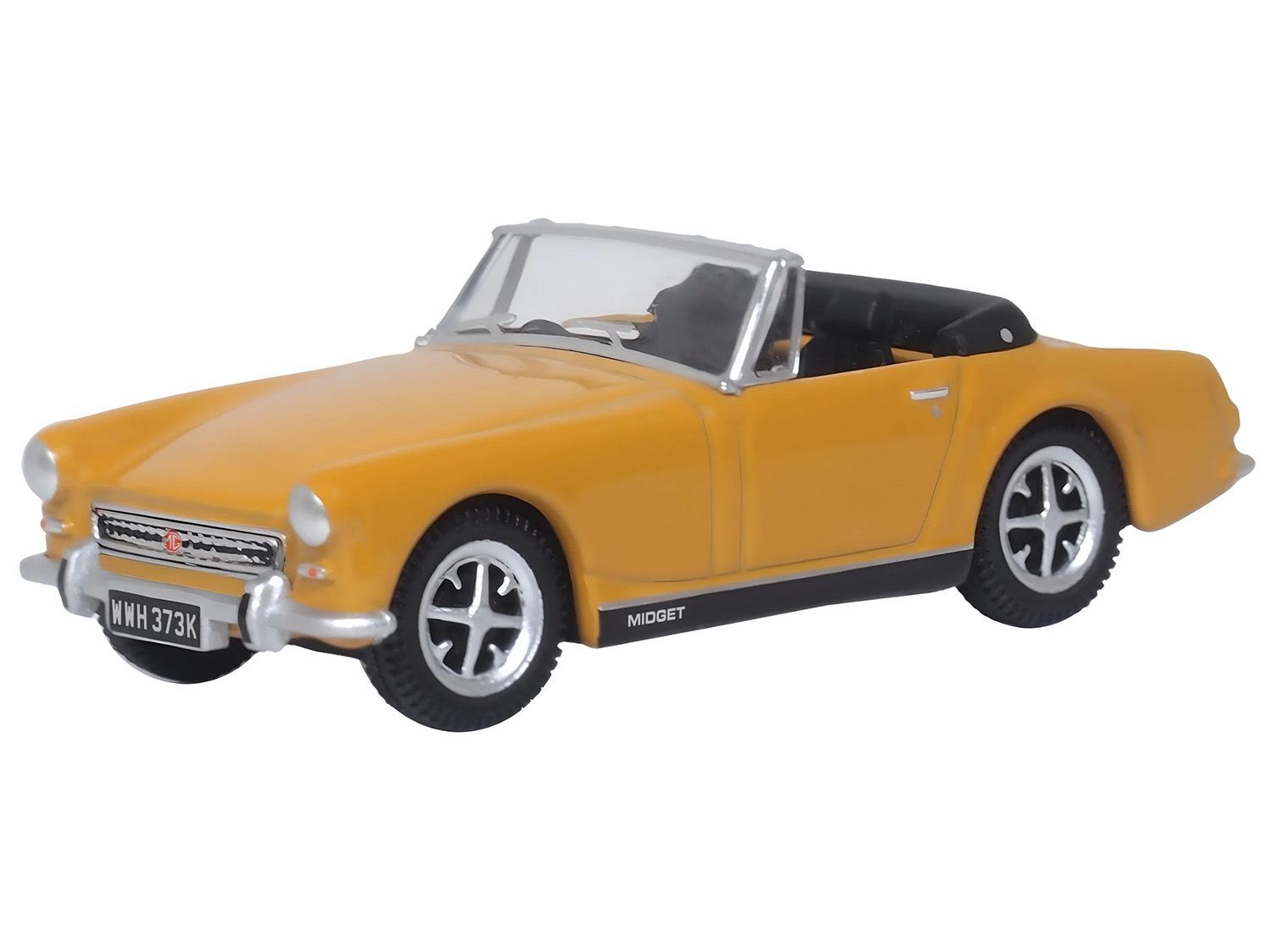 Oxford Diecast 1/76 Scale MG Midget MkIII Bronze Yellow Die Cast Model