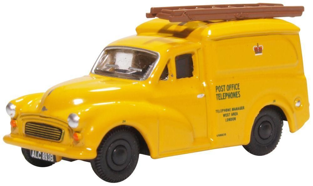 Oxford Diecast 1/76 Scale Morris 1000 Post Office Telephones Yellow Die Cast Model