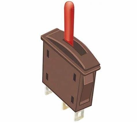 Peco Passing Contact Switch Red Lever