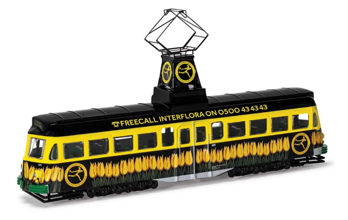 Corgi 1/76 Scale Brush Railcoach - Blackpool Transport 'Interflora' Die Cast Model