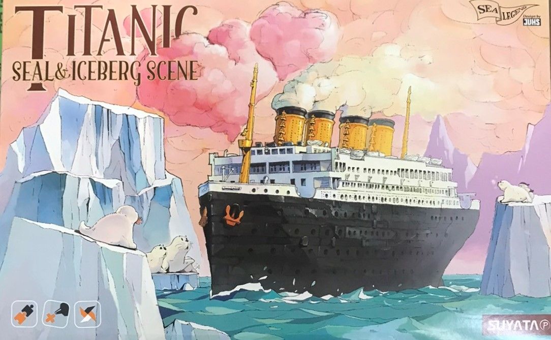 Titanic - Seals & Iceberg Scene Plastic Model Kit