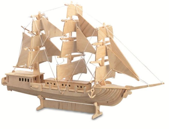 Quay Sailing Ship Wooden Model Kit