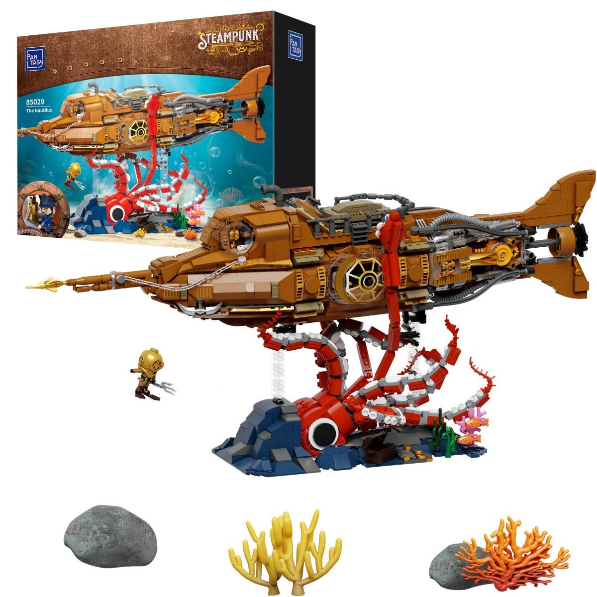Pantasy The Nautilus Steampunk Submarine Model Kit