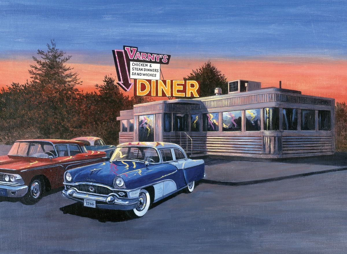 Painting By Numbers 50s Diner