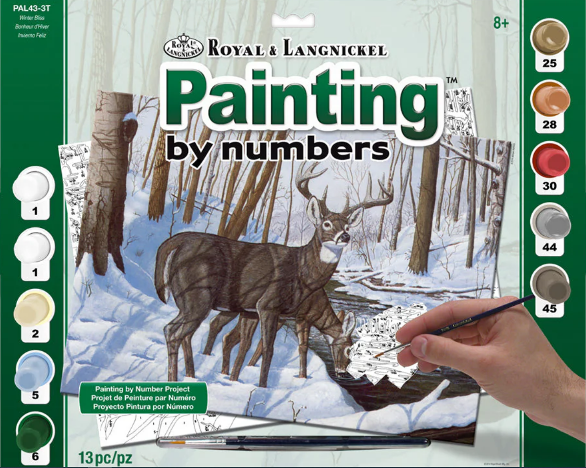 Painting By Numbers Winter Bliss