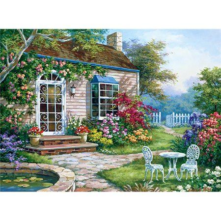 Painting By Numbers Spring Patio