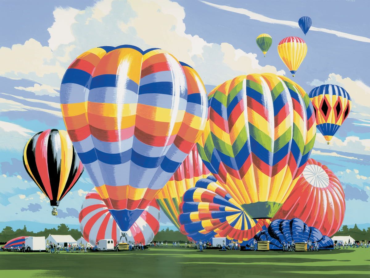 Painting By Numbers Ballooning