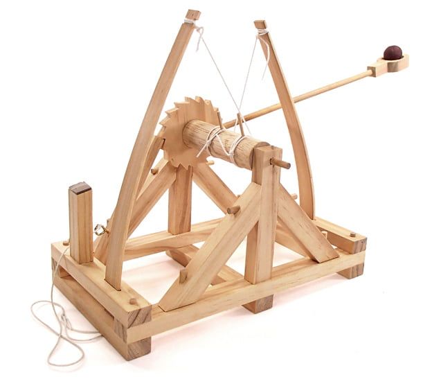 Leonardo Da Vinci Catapult Working Wood Model Kit