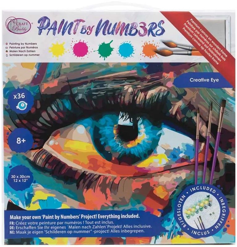 Craft Buddy "Creative Eye" Painting By Numbers Kit