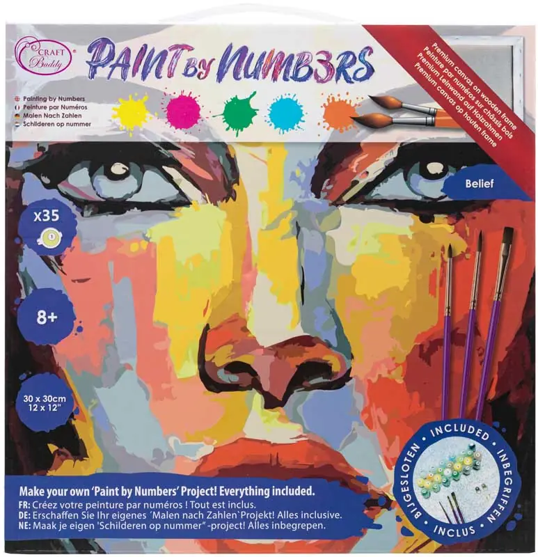 Craft Buddy "Belief" Painting By Numbers Kit