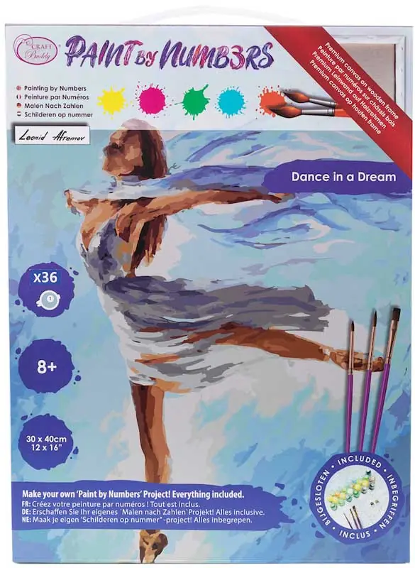 Craft Buddy "Dance In Dream" Painting By Numbers Kit