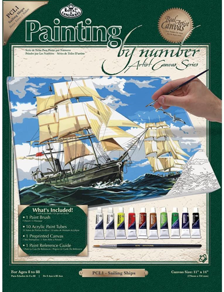 Canvas Ships Painting Kit Hobbies