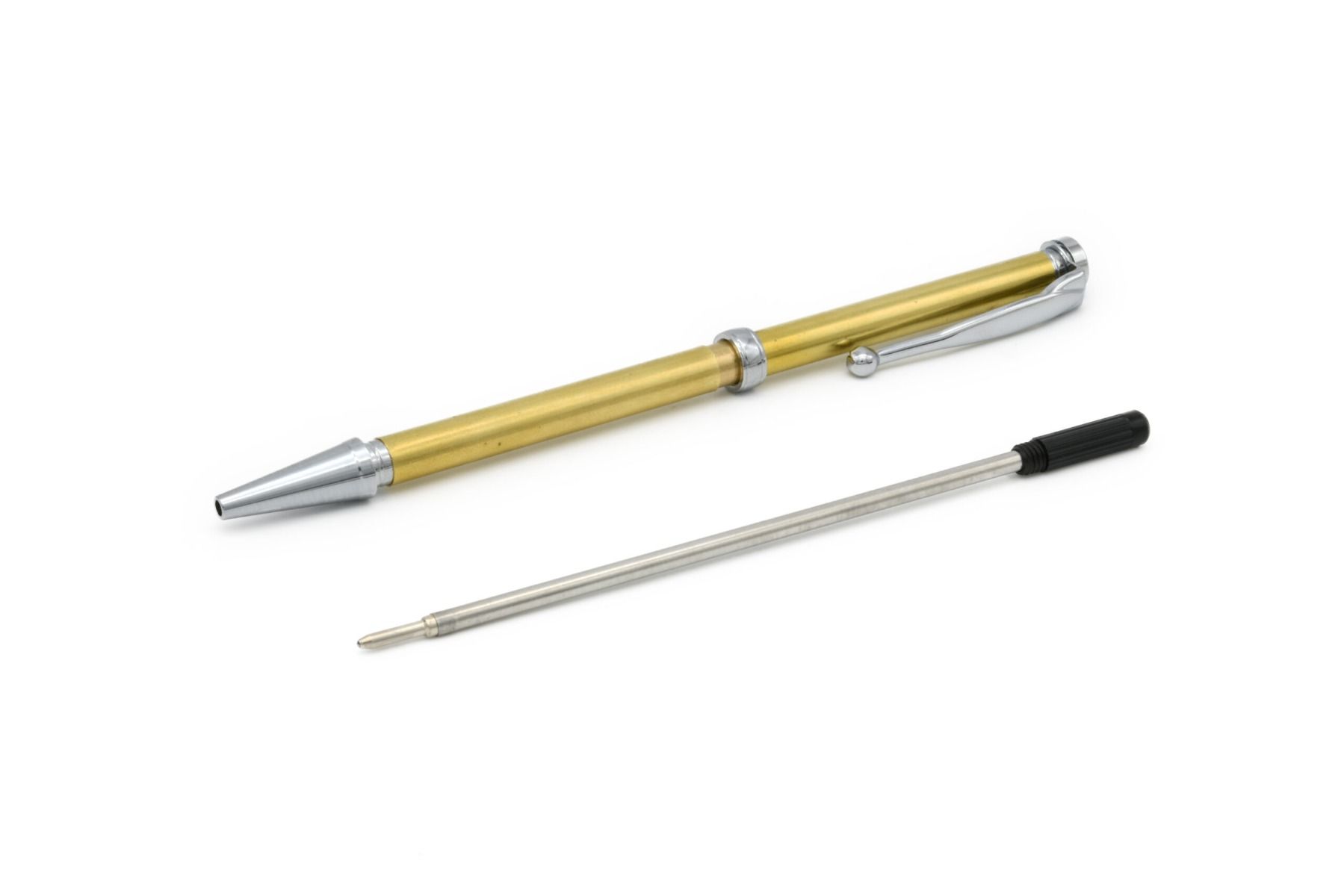 Rotur Premium Chrome Twist Pen Kit Pack of 5