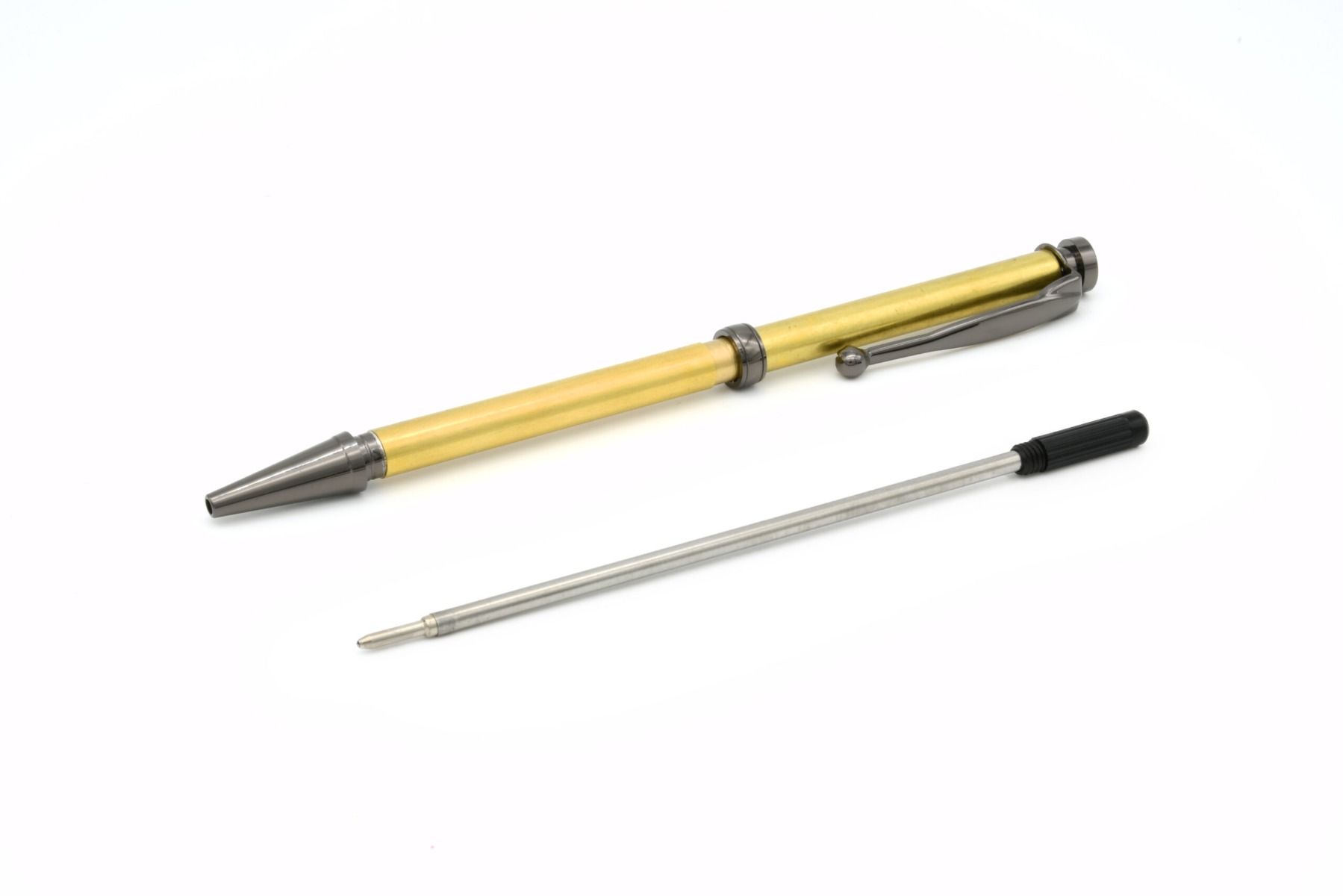 Rotur Premium Gun Metal Twist Pen Kit Pack of 5